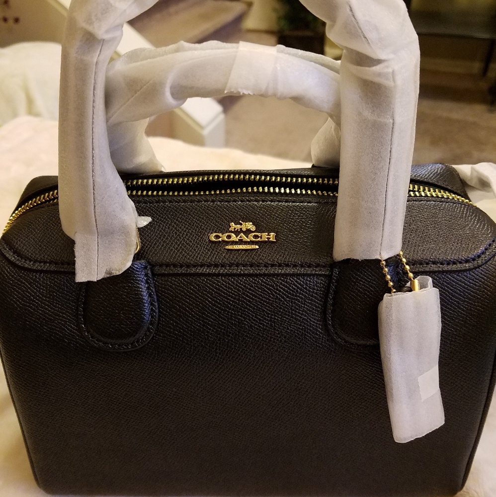 NWT!!! Coach💙Mini Bennett Metallic Crossbody - Picture 5 of 8